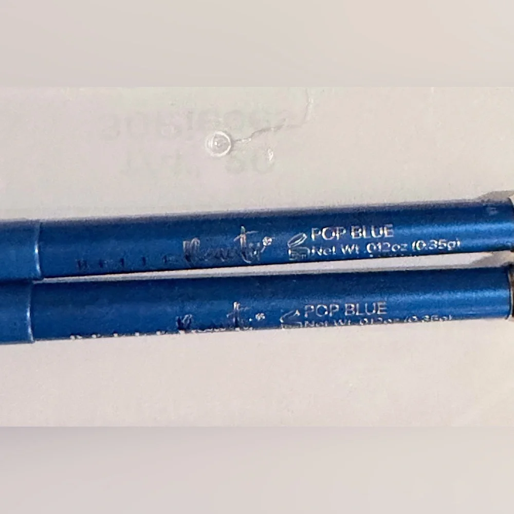 Belle Beauty “Electrifeye” Pop Blue Waterproof Eyeliner Pencil (Set of 2) New!